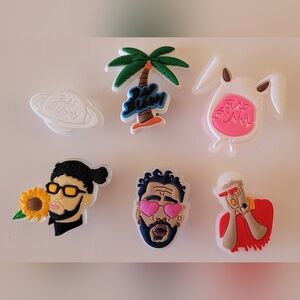 Bad Bunny Shoe Charms 6